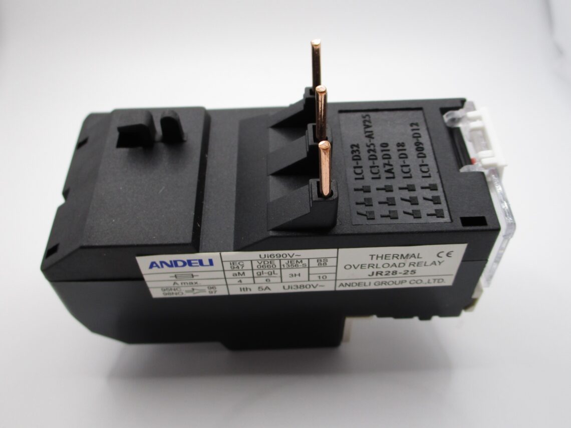 ANDELI JR28-25 Thermal Overload Relay 2.5-4 A compatible with LC1D Contactors - Image 3
