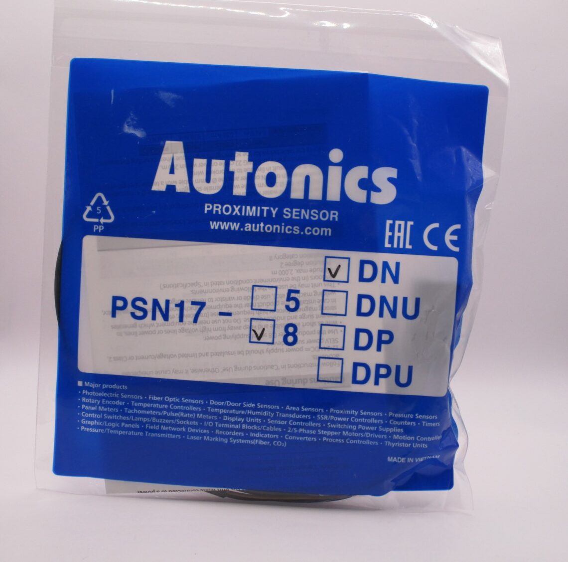 AUTONICS PSN17-8DN Proximity Sensor