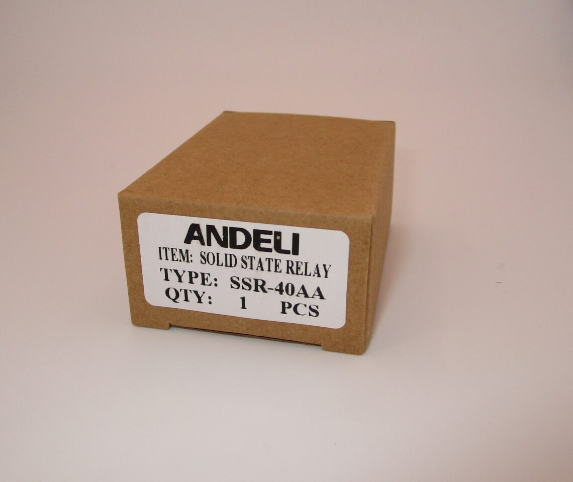 ANDELI SSR-40AA Solid State Relay 40A Load 24-380 VAC / Control 80-250 VAC - Image 2