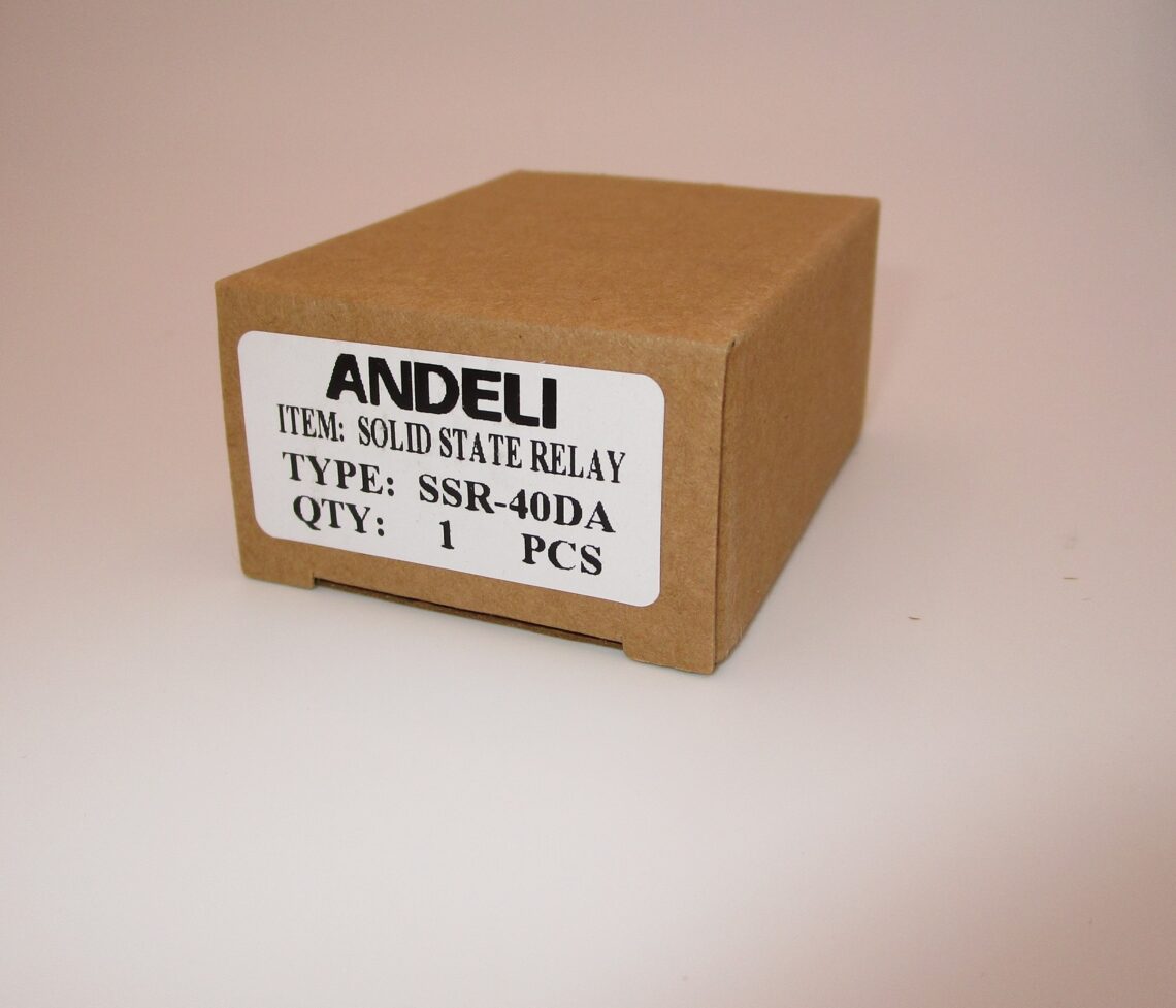 ANDELI SSR-40DA Solid State Relay 40A Load 24-380 VAC / Control 3-32 VDC - Image 2