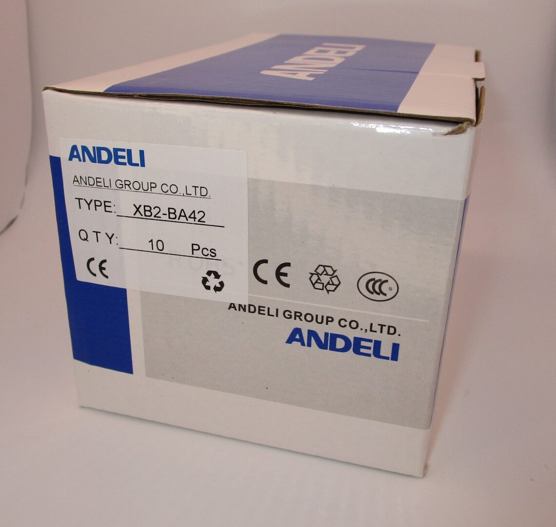 ANDELI XB2BA42 22mm Red Push Button - Image 2
