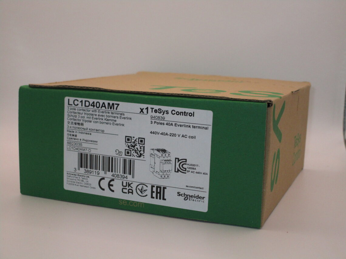 SCHNEIDER LC1D40AM7 Contactor - Image 2