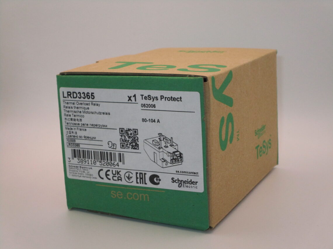 SCHNEIDER LRD3365 Thermal overload relay 80-104A - Image 2