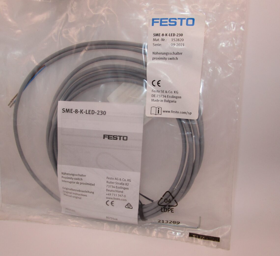 FESTO SME-8-K-LED-230 Mat.152830 Proximity Sensor