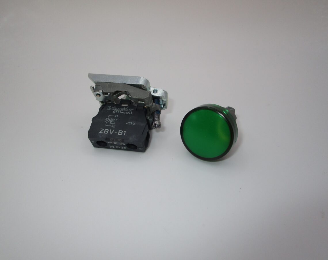 SCHNEIDER XB4BVB3 Green Pilot light Harmony 22mm