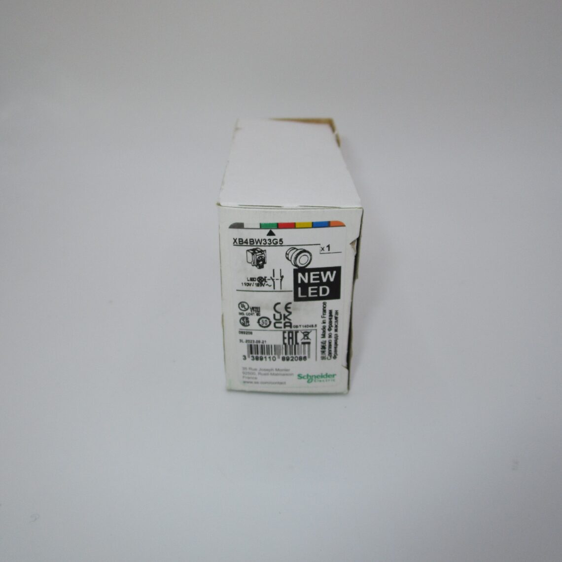 SCHNEIDER XB4BW33G5 Green Illuminated LED Push Button Harmony 22mm - Image 5