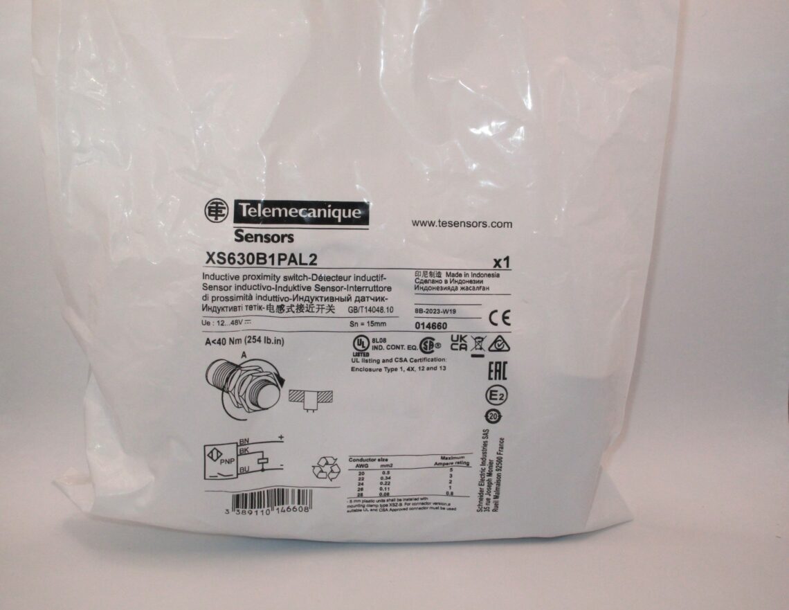 TELEMECANIQUE XS630B1PAL2 Inductive proximity sensor