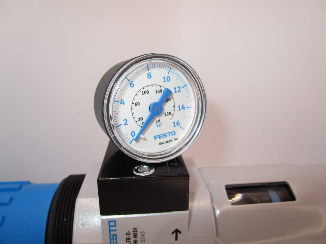 FESTO LFR-1/4-D-5M-MIDI Mat186483 Compressed Air Filter Regulator - Image 3